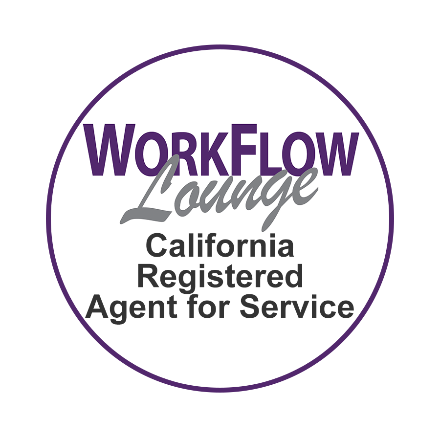 Registered Agent Service WorkFlow Lounge CA Registered Agent